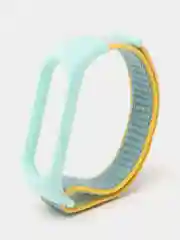 Золотой ремешок нейлоновый для Xiaomi mi band 4/5/6/7, на липучке, Сяоми ми банд