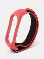 Коралловый ремешок нейлоновый для Xiaomi mi band 4/5/6/7, на липучке, Сяоми ми банд