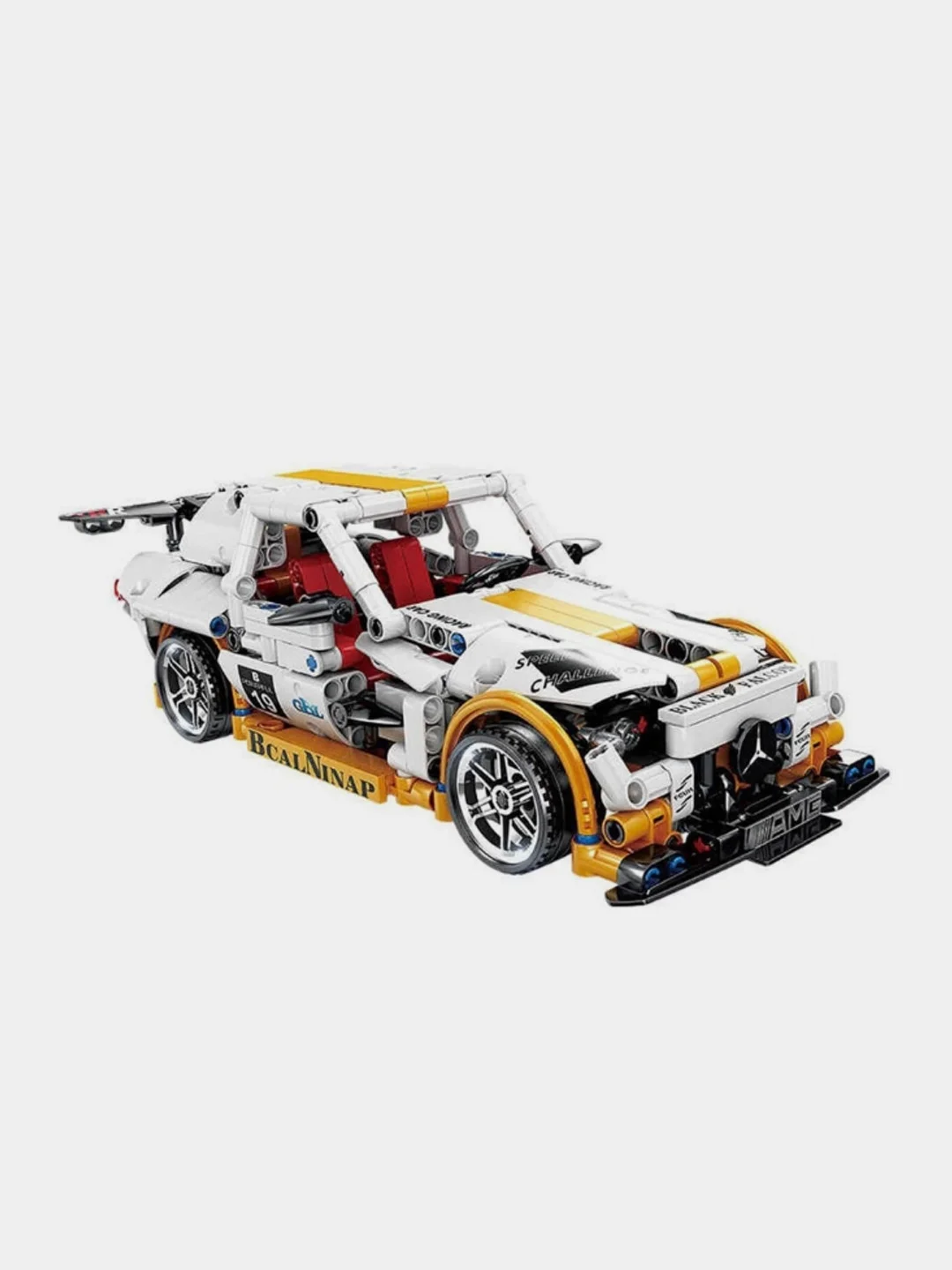 Слоновая кость конструктор "Гоночная машина Supercar", с инерционным механизмом