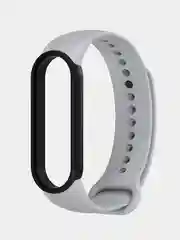 Серый силиконовый ремешок для фитнес-браслетов Xiaomi Mi Band 5 / 6, двухцветный