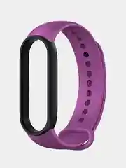 Пурпурный силиконовый ремешок для фитнес-браслетов Xiaomi Mi Band 5 / 6, двухцветный