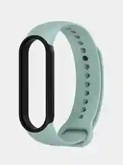Мятный силиконовый ремешок для фитнес-браслетов Xiaomi Mi Band 5 / 6, двухцветный