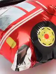 Красный воздушный шар малый "Машинки"