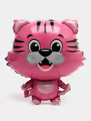 Розовый воздушный шар Тигренок
