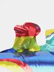 Синий воздушный шар малый "Машинки"