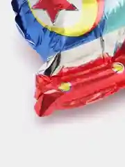 Синий воздушный шар малый "Машинки"