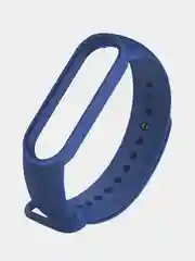 Темно-синий силиконовый ремешок для фитнес браслета Xiaomi Mi Band 3, 4