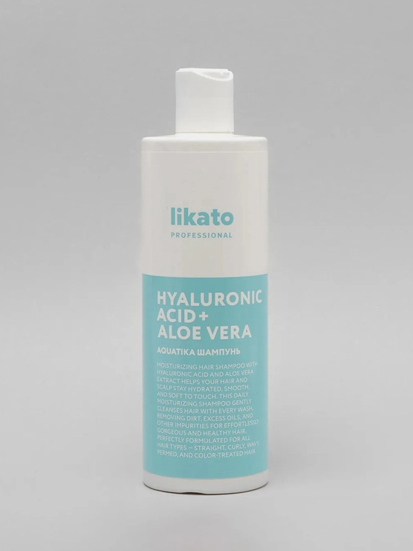 Шампунь AQUATIKA. Увлажняющий.Для сухой и нормальной кожи головы,Likato Professional,400мл