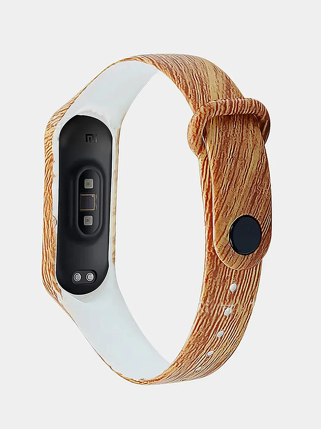 Угольный силиконовый ремешок для фитнес-браслета Xiaomi 3/4 с рисунком