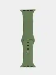 Лесной зеленый ремешок, силиконовый, цветной, для Apple Watch, 38, 40, 42, 44, 45, 49 мм