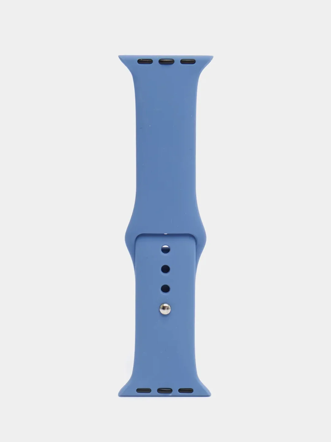 Синий ремешок, силиконовый, цветной, для Apple Watch, 38, 40, 42, 44, 45, 49 мм