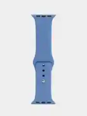 Синий ремешок, силиконовый, цветной, для Apple Watch, 38, 40, 42, 44, 45, 49 мм