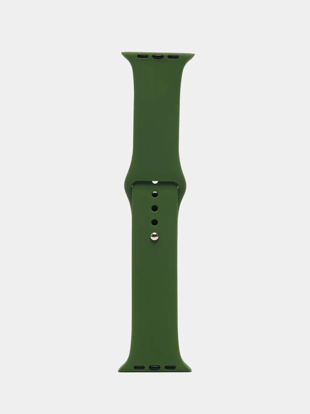 Зеленый ремешок, силиконовый, цветной, для Apple Watch, 38, 40, 42, 44, 45, 49 мм