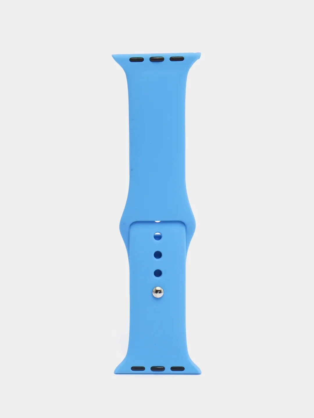 Голубой ремешок, силиконовый, цветной, для Apple Watch, 38, 40, 42, 44, 45, 49 мм