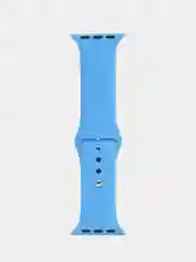 Голубой ремешок, силиконовый, цветной, для Apple Watch, 38, 40, 42, 44, 45, 49 мм