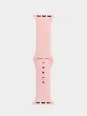 Розовый ремешок, силиконовый, цветной, для Apple Watch, 38, 40, 42, 44, 45, 49 мм