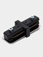 Коннектор I-образный JazzWay PTR CI-BL, накладной, шинопровод, черный