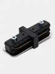 Черный коннектор I-образный JazzWay PTR CI-BL, накладной, шинопровод, черный