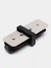 Белый коннектор I-образный JazzWay PTR CI-BL, накладной, шинопровод, черный