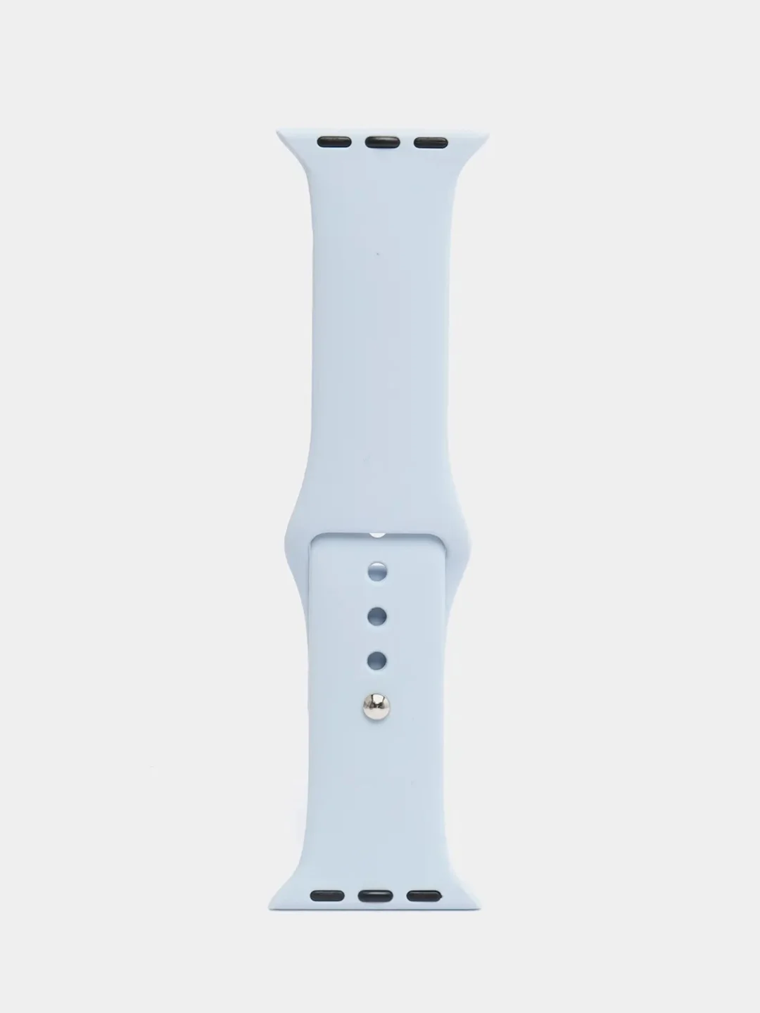 Небесно-голубой ремешок, силиконовый, цветной, для Apple Watch, 38, 40, 42, 44, 45, 49 мм