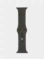 Угольный ремешок, силиконовый, цветной, для Apple Watch, 38, 40, 42, 44, 45, 49 мм