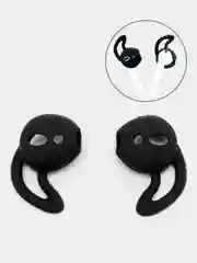 Черный чехол для наушников/Силиконовый держатель наушников/Airpods 1,2, TWS i9S, i10, i14/Haylou