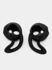 Черный чехол для наушников/Силиконовый держатель наушников/Airpods 1,2, TWS i9S, i10, i14/Haylou