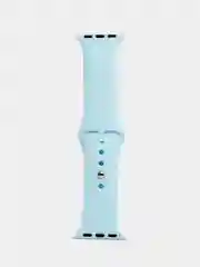 Небесно-голубой спортивный силиконовый ремешок для Apple Watch 1/2/3/4/5 размер 42-44