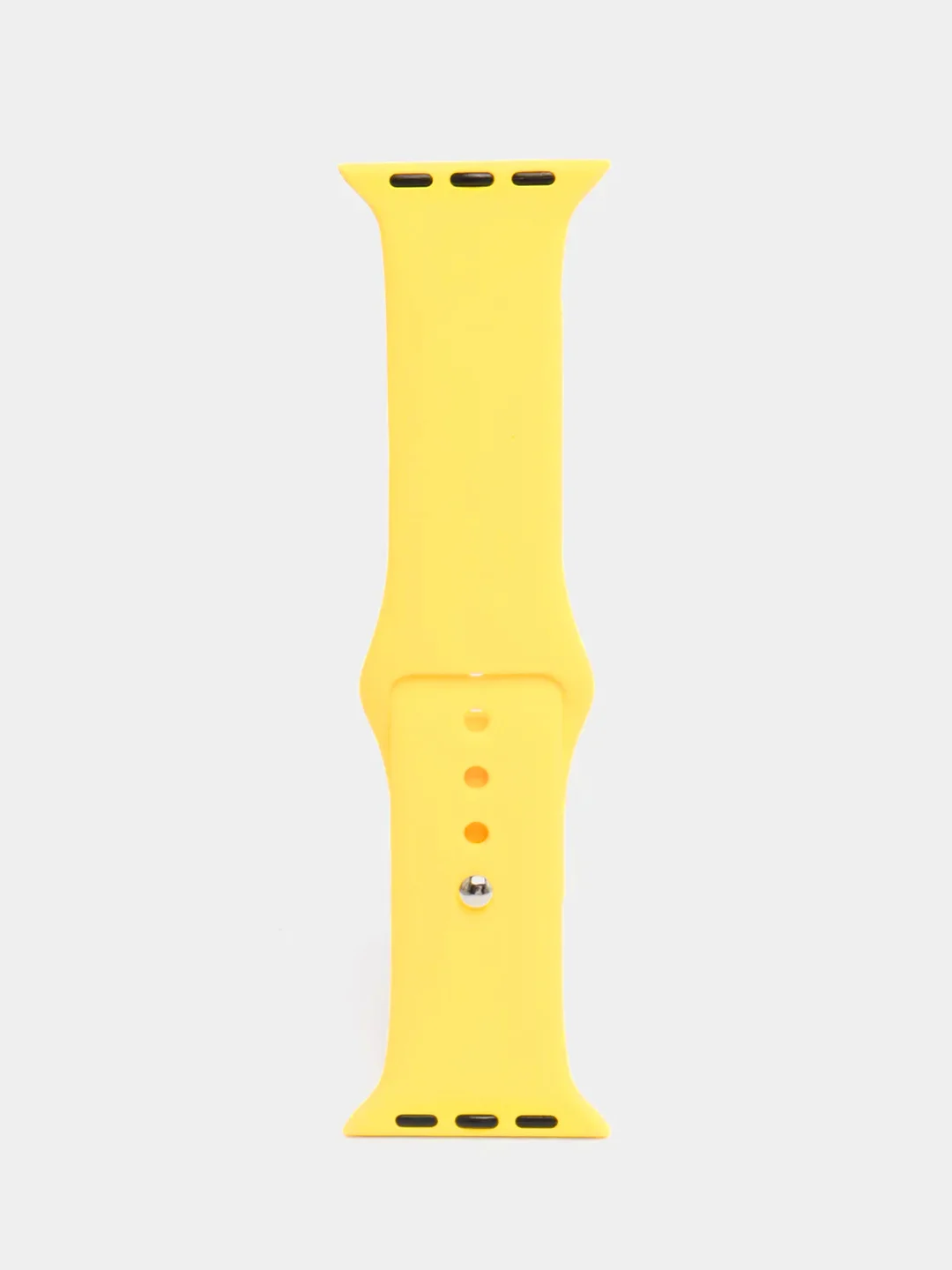 Лимонный спортивный силиконовый ремешок для Apple Watch 1/2/3/4/5 размер 42-44