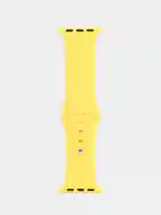 Лимонный спортивный силиконовый ремешок для Apple Watch 1/2/3/4/5 размер 42-44