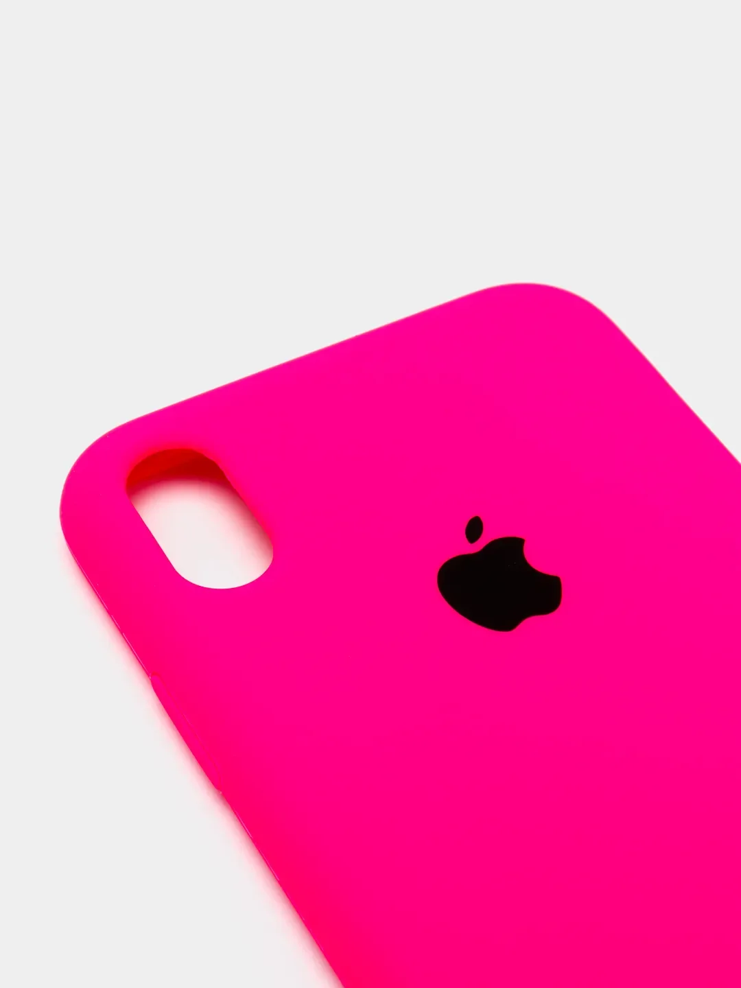 Фуксия чехол силиконовый для iPhone X/XS (Айфон)