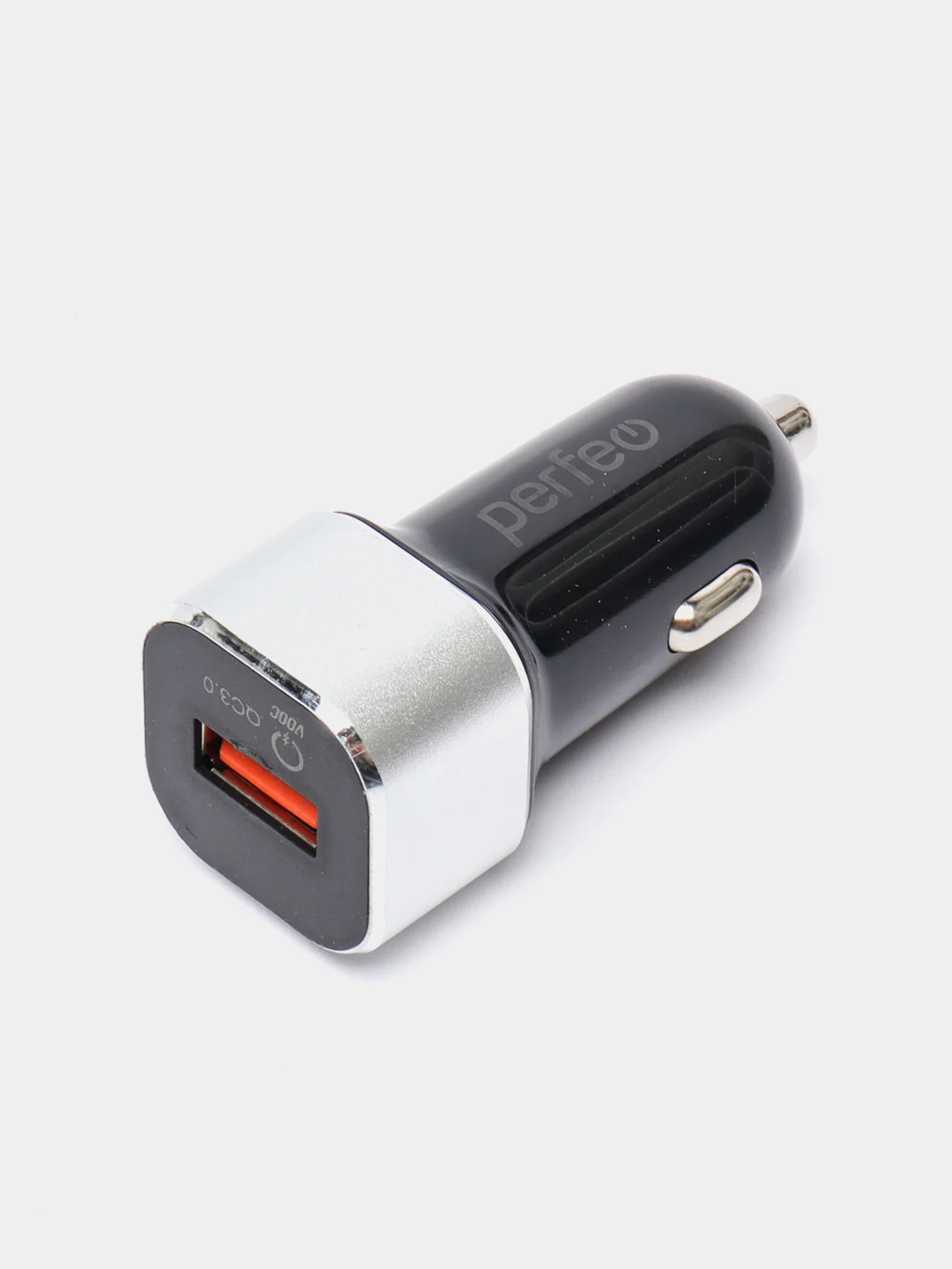 Автомобильное зарядное устройство с разъемом USB PERFEO, QC 3.0, черный