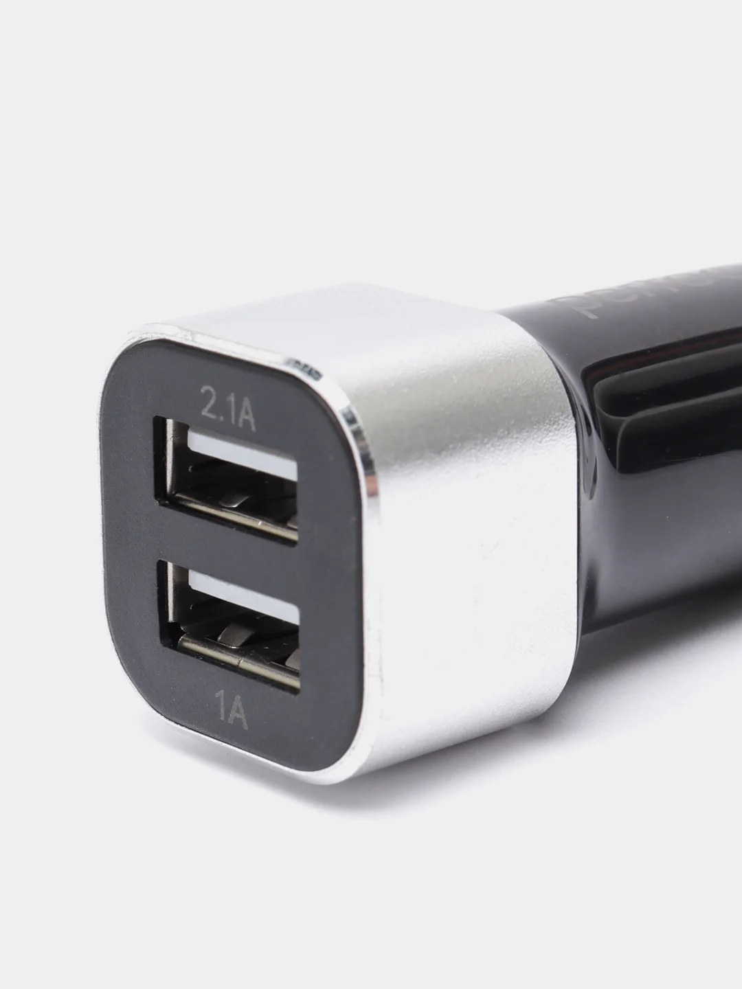 Автомобильное зарядное устройство с двумя разъемами USB Perfeo, 3.1 A, черный