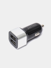 Автомобильное зарядное устройство с двумя разъемами USB Perfeo, 3.1 A, черный