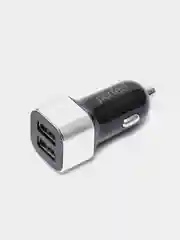 Автомобильное зарядное устройство с двумя разъемами USB Perfeo, 3.1 A, черный