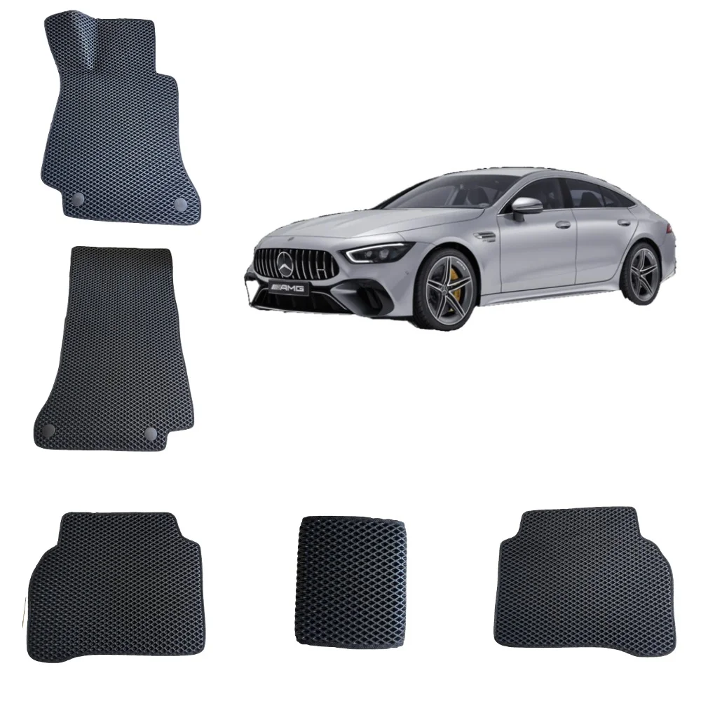 Автомобильные 3D-коврики EVA / ЕВА /ЭВА для Mercedes-Benz AMG GT X290 / Мерседес АМГ 290