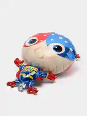 Темно-синий шар 3D Супер герои