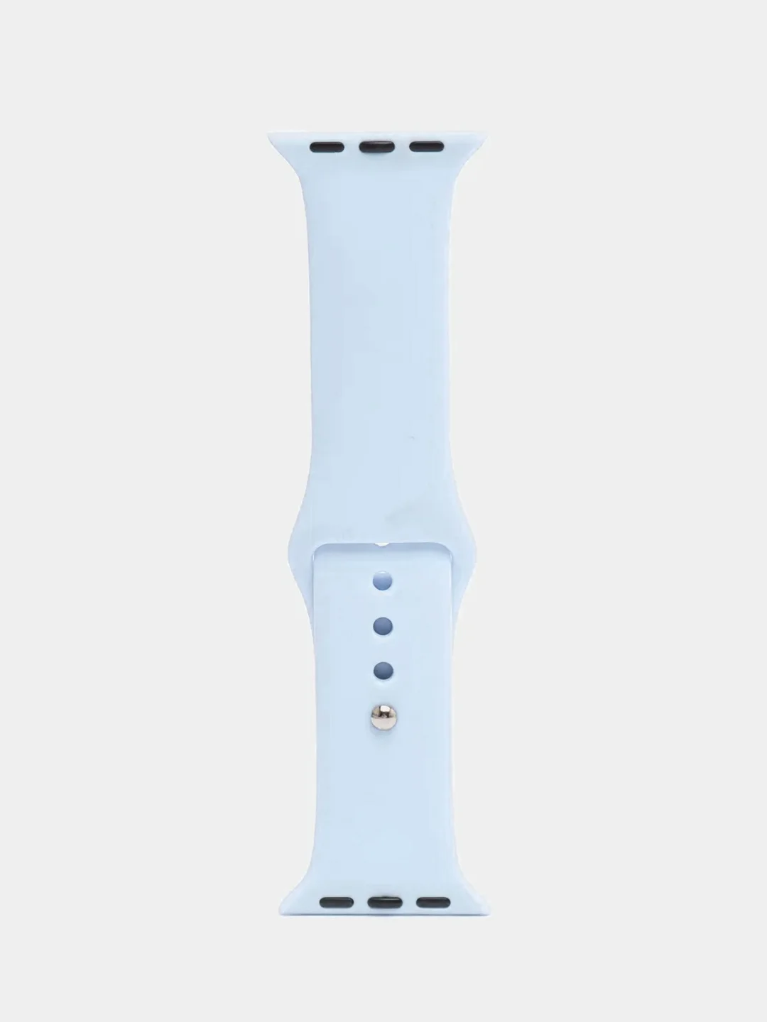 Голубой силиконовый ремешок для Apple Watch 3, 4, 5, 6, SE , 7 на 38/42/40/44 (эпл вотч)