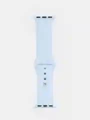 Голубой силиконовый ремешок для Apple Watch 3, 4, 5, 6, SE , 7 на 38/42/40/44 (эпл вотч)