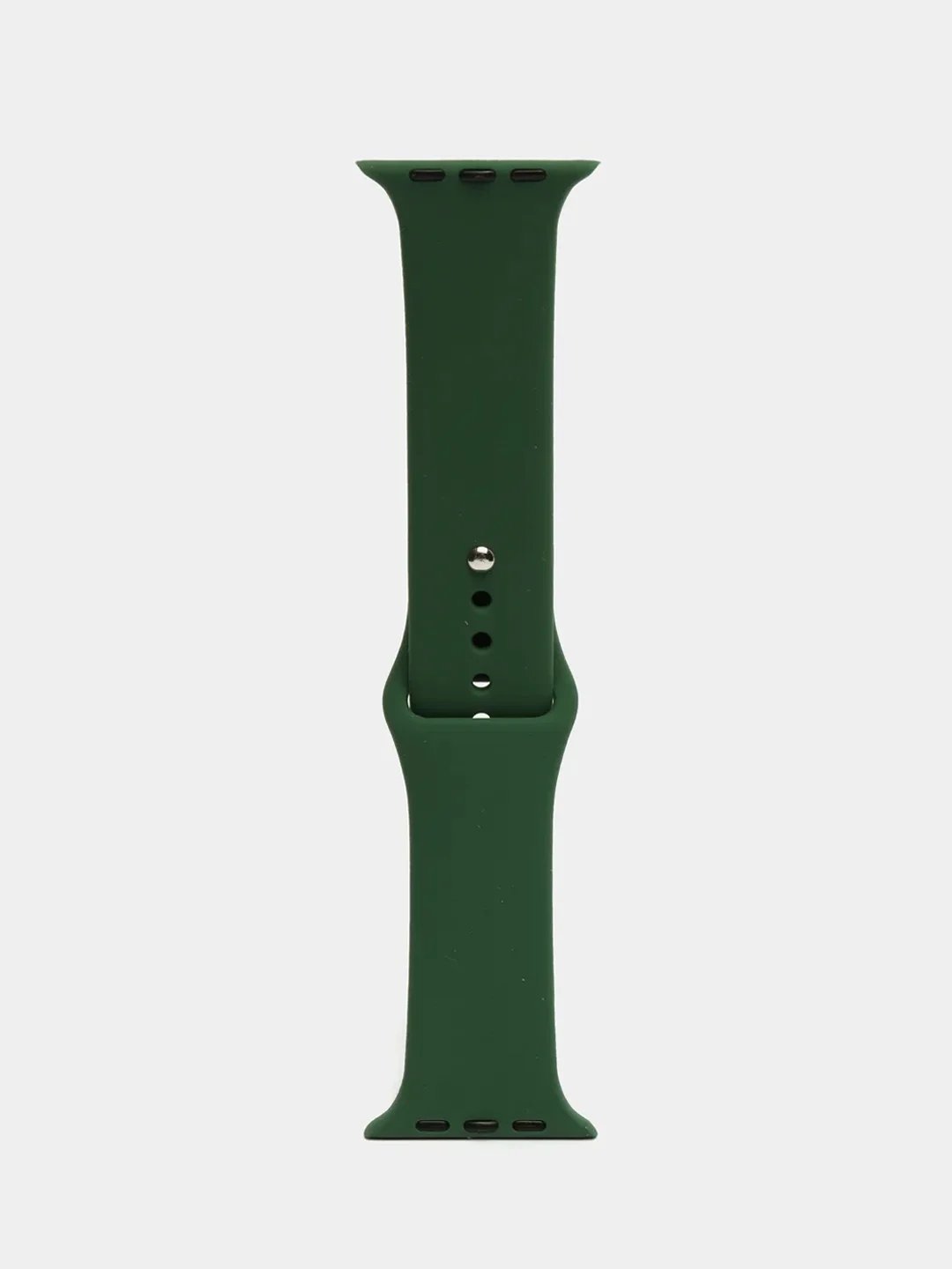 Зеленый силиконовый ремешок для Apple Watch 3, 4, 5, 6, SE , 7 на 38/42/40/44 (эпл вотч)