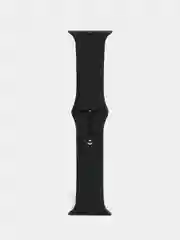 Синий меланж силиконовый ремешок для Apple Watch 3, 4, 5, 6, SE , 7 на 38/42/40/44 (эпл вотч)