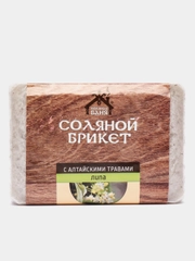 Соль для бани и сауны "Соляная баня", с алтайскими травами, липа, 1,35 кг