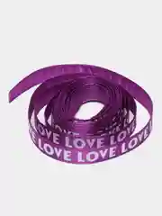 Фиолетовый атласная лента "Love", 10 мм