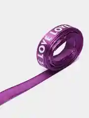 Фиолетовый атласная лента "Love", 10 мм