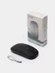 Черный мышка беспроводная с подсветкой RGB, беспроводная мышь для компьютера с аккумулятором