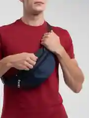 Синий поясная сумка