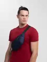 Синий поясная сумка