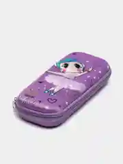 Сиреневый пенал школьный