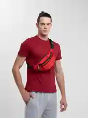 Красный поясная сумка