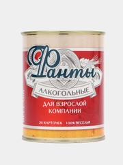 Алкогольная игра "Фанты", 20 карт
